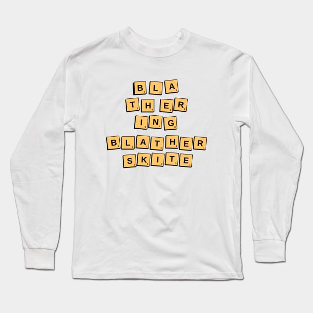 Gizmoduck Wins at Scrabble Every Time Long Sleeve T-Shirt by Amores Patos 